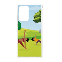 Mother And Daughter Yoga Art Celebrating Motherhood And Bond Between Mom And Daughter  Samsung Galaxy Note 20 Ultra Tpu Uv Case by SymmekaDesign