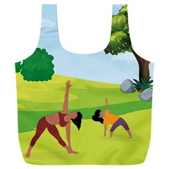 Large Full Print Recycle Bag (xxl) by SymmekaDesign
