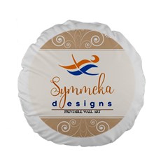 Logo Pngdd Standard 15  Premium Round Cushions by SymmekaDesign