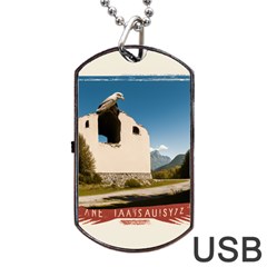  Us Ventag Eagles Travel Poster Graphic Style Redbleuwhite  Dog Tag Usb Flash (one Side) by steakspro94