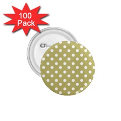 Lime Green Polka Dots 1 75  Buttons (100 Pack)  by GardenOfOphir