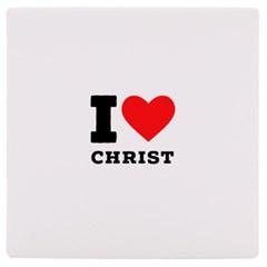 I Love Christ Uv Print Square Tile Coaster  by ilovewhateva