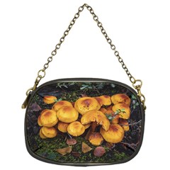 Orange Mushrooms In Patagonia Forest, Ushuaia, Argentina Chain Purse (two Sides) by dflcprintsclothing