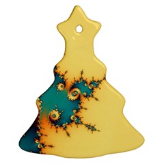 Fractal Art Fractals Digital Art Christmas Tree Ornament (two Sides) by Uceng
