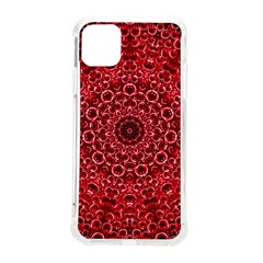 Red Wallpaper Mandala Pattern Art Iphone 11 Pro Max 6 5 Inch Tpu Uv Print Case by Uceng