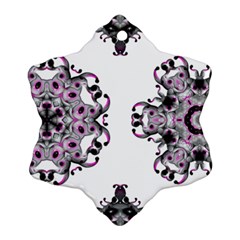 Frame Border Picture Frame Ornament (snowflake) by Uceng