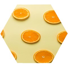 Fruite Orange Wooden Puzzle Hexagon by artworkshop