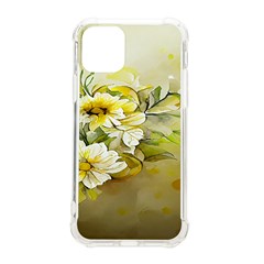 Watercolor Yellow And-white Flower Background Iphone 11 Pro 5 8 Inch Tpu Uv Print Case by artworkshop