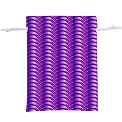 Purple Textile Vibrant Decor 3d Lightweight Drawstring Pouch (xl)