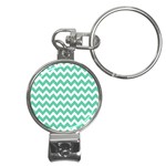 Chevron Pattern Gifts Nail Clippers Key Chain