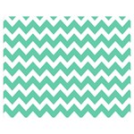 Chevron Pattern Gifts One Side Premium Plush Fleece Blanket (Medium)