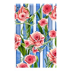 Chic Watercolor Flowers Shower Curtain 48  X 72  (small)  by GardenOfOphir