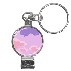 Sky Nature Sunset Clouds Space Fantasy Sunrise Nail Clippers Key Chain
