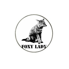 Foxy Lady Concept Illustration Hat Clip Ball Marker (10 Pack) by dflcprintsclothing