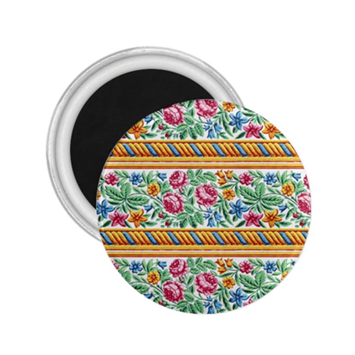 Flower Fabric Fabric Design Fabric Pattern Art 2.25  Magnets