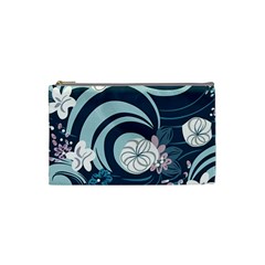 Flowers Pattern Floral Ocean Abstract Digital Art Cosmetic Bag (small)