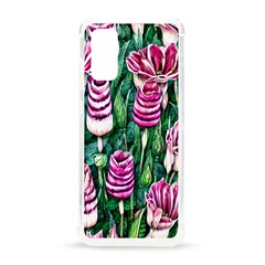 Attractive Watercolor Flowers Samsung Galaxy S20 6 2 Inch Tpu Uv Case by GardenOfOphir