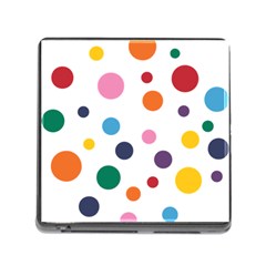 Polka Dot Memory Card Reader (square 5 Slot) by 8989