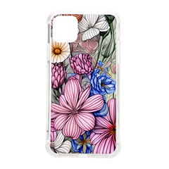 Broken And Budding Watercolor Flowers Iphone 11 Pro Max 6 5 Inch Tpu Uv Print Case by GardenOfOphir