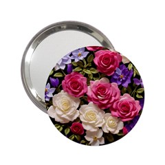 Ai Generated Roses Flowers Petals Bouquet Wedding 2 25  Handbag Mirrors