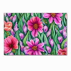 Cheerful And Cheery Blooms Postcard 4 x 6  (pkg Of 10) by GardenOfOphir