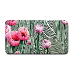 Pure And Radiant Watercolor Flowers Medium Bar Mat by GardenOfOphir