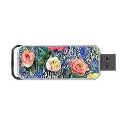 Captivating Watercolor Flowers Portable Usb Flash (two Sides) by GardenOfOphir