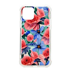 Classy Watercolor Flowers Iphone 11 Pro 5 8 Inch Tpu Uv Print Case by GardenOfOphir