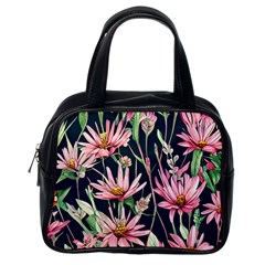 Choice And Creative Watercolor Flowers Classic Handbag (one Side) by GardenOfOphir