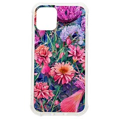 Retro Floral Iphone 12 Mini Tpu Uv Print Case	
