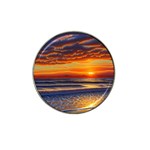 Nature s Sunset Over Beach Hat Clip Ball Marker (4 pack)