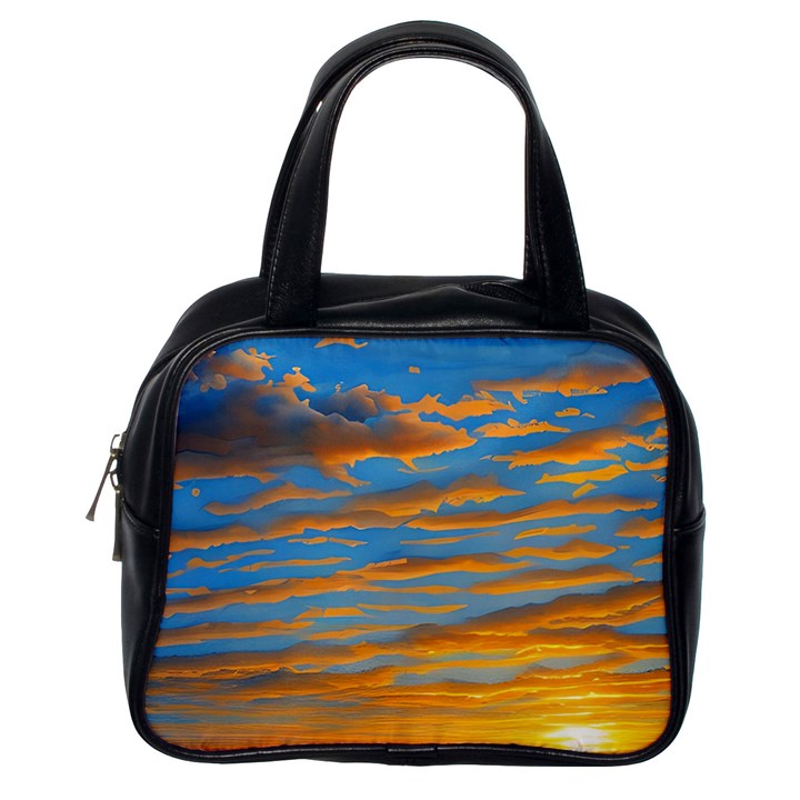 Orange Sunset On The Beach Classic Handbag (One Side)