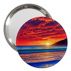 Sunset Over The Ocean 3  Handbag Mirrors by GardenOfOphir
