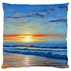 Reflecting On A Perfect Day Standard Premium Plush Fleece Cushion Case (two Sides) by GardenOfOphir