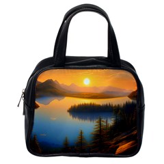 Distant Sunset Classic Handbag (one Side) by GardenOfOphir