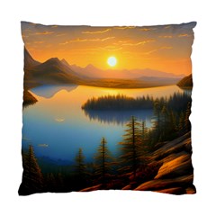 Distant Sunset Standard Cushion Case (one Side) by GardenOfOphir