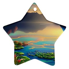 Breathtaking Sunset Ornament (star) by GardenOfOphir