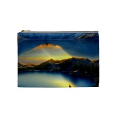 Crimson Sunset Cosmetic Bag (medium) by GardenOfOphir
