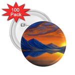 Glorious Sunset 2.25  Buttons (100 pack) 