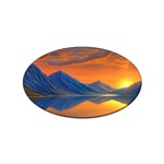 Glorious Sunset Sticker Oval (10 pack)