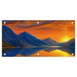 Glorious Sunset Banner and Sign 6  x 3 