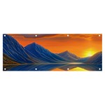 Glorious Sunset Banner and Sign 8  x 3 