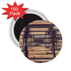 Books Antique Worn Spent Romance Antique Dealer 2 25  Magnets (100 Pack)  by Ravend