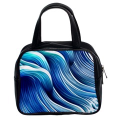 Sunny Ocean Wave Classic Handbag (two Sides) by GardenOfOphir