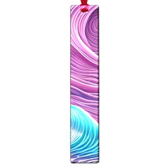 Pink Water Waves Large Book Marks by GardenOfOphir