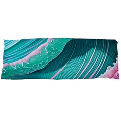 Pink Ocean Waves Body Pillow Case Dakimakura (two Sides) by GardenOfOphir