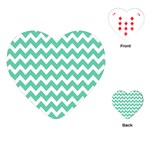 Chevron Pattern Giftt Playing Cards Single Design (Heart)