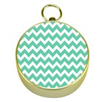 Chevron Pattern Giftt Gold Compasses