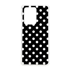 Black And White Polka Dots Samsung Galaxy S20 Ultra 6 9 Inch Tpu Uv Case by GardenOfOphir