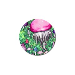 Liberty Cap Magic Mushroom Golf Ball Marker by GardenOfOphir
